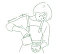 韓国風＊実績2000件以上アイコンイラスト描きます 商用可＊職業別ビジネス似顔絵アイコン・SNS・名刺・ブログ用 イメージ10