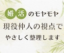 婚活のモヤモヤ、現役仲人の視点でやさしく整理します 婚活経験ありの現役仲人だからわかるあなたのモヤモヤ イメージ1