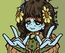 個性のあるキャラクターイラスト描きます アイコン、ジャケット写真等に使える色合いの絵を描きます！ イメージ1