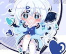 可愛い女の子の1枚絵を制作します SNSアイコン、サムネイル、グッズ、全身立ち絵など イメージ7