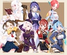 イメージを形に！可愛いイラスト制作します キービジュアル｜立ち絵｜一枚絵｜記念イラスト｜動画サムネイル イメージ7