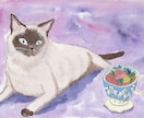素敵な猫ちゃんのワンちゃんイラスト描きます (=^ェ^=)あなたのペットさんのイラスト描きます！ イメージ4