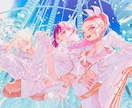 アンニュイでかっこいいイラストを描きます 配信サムネイルや歌ってみたなど。オプションで商用利用可。 イメージ7