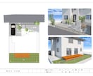 外構図面作成いたします CADを使用し、住宅の外構図面パースを作成いたします。 イメージ3