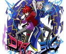少年漫画風の立ち絵かきます TRPGや配信などに使える、躍動感のある立ち絵になります！ イメージ7