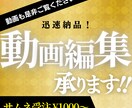 動画編集やります 作業時間を浮かせたいあなたへ！迅速納品します！ イメージ1