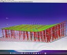 建築鉄骨図面のサポートを致します。ます 一般図、基準図、詳細図、リアル４での見積り用データ入力も可 イメージ2