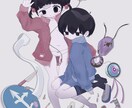 動画のサムネイルやアイコン等のイラスト提供します かわいいを詰め込んだイラストをかけます。 イメージ6