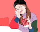 お写真を元に♫そっくりなプロフィール画像描きます □目を引くプロフィール画像誠心誠意お描きします！ イメージ2