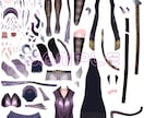 Live2D向けのパーツ分けイラストを制作します 貴方だけの個性をキャラクターに込めてみませんか？ イメージ5