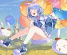 実務経験ありのイラストレーターが描きます グッズや動画内のイラスト、サムネイルといった幅広い使用用途！ イメージ3