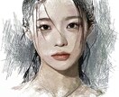 写真に忠実で優しいタッチの肖像画を描きます インスタフォロワー20万人超えのアーティストが直接お取引き！ イメージ1