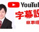 動画内の日本語を英語の字幕に翻訳します YouTube内の日本語を英語に翻訳&字幕データを提供します イメージ1