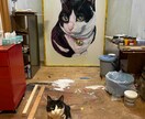 アクリル画でペット(猫・犬)の似顔絵を手描きします クラフト紙をベースにリアルで温かみのある絵です イメージ10