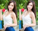男女年齢問わず、お写真(又はプリクラ)修正致します あなたの素敵な1枚に自然で華やかな輝きをプラス イメージ3