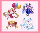 ゆっくりを含めたミニキャラ制作致します イラコン複数受賞歴のあるイラストレーターが丁寧に制作致します イメージ4
