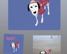 写真をもとに、世界に一枚のペット似顔絵を描きます 温かみのあるリラックス感溢れるイラスト イメージ7
