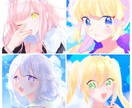 SNS等で使用できるアイコン制作依頼受付ます かわいい、キラキラしたイラストを早く描いてほしい方にオススメ イメージ2