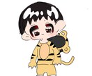 ゆるきゃらなど簡単なイラストお描きします アイコンに良いゆるきゃらイラスト！ イメージ1