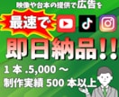 台本・素材の提供から広告動画の編集を行います 私はあなたの理想の広告動画を納品いたします イメージ1