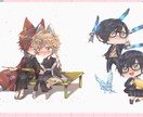 商用可＊オリジナル立ち絵・イラストを制作します 可愛いかつ個性のあるイラスト（立ち絵・ミニキャラ）を描きます イメージ9
