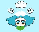 あなたの『かわいい』をポップに描きます 目がモクモクのかわいい子たちであなたのアイコン作ります☁️ イメージ4