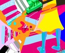 ちょっぴり毒を感じる1枚絵を描きます ビビッドカラー寄り。挿絵や動画等のイラストに… イメージ3
