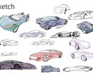 現役カーデザイナーが車のスケッチ描きます 大人気 車好きのためのカースケッチ イメージ3