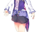 キャラクターの全身立ち絵を制作ます オリジナルキャラクター、Vtuber、UTAU等 イメージ1