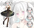 配信用、Vtuber、等身イラストの立ち絵描きます TRPG、ゲーム、IRIAM用の可愛いキャラ制作します イメージ3