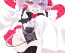 目を引く女の子のイラストをお描きいたします SNSアイコンや歌ってみたなどに！ イメージ3