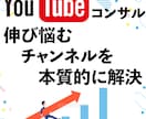 伸び悩むYoutubeチャンネルのコンサルをします あなたの目的に合った本質的なYoutube運用方法を提案！ イメージ1