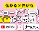 伝わる×伸びる！ショート動画作ります TikTok・リール・YouTubeショートをまるっとお任せ イメージ1