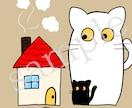 絵本風のかわいい猫イラストを描きます 個性的なネコのイラストをデザイン！リメイク品に転写可能！ イメージ3