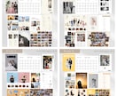 初心者でも安心❂プロフィールブックが簡単に作れます 12パターンの完成済み！写真と文字を替えるだけでプロ級の一冊 イメージ3