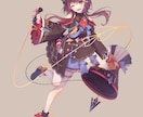 女の子の立ち絵を制作いたします 配信活動やTRPG、グッズ制作等で立ち絵が必要な方へ イメージ1