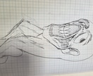 モンスター描きます 小学生ですが独学で絵を描いています イメージ1