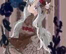 レトロでファンタジーな絵を描きます 個性派,ロリータ、ゆめカワな感じをレトロでかきま。す イメージ9