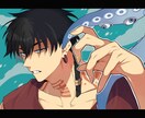 一枚絵を作成します 個人観賞から商用まで…幅広くご利用いただけます。 イメージ1