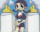アイコンやヘッダー、ボカロMV等を制作いたします 不気味で可愛い世界観の女の子が得意です。 イメージ5