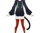 Vモデルのキャラデザ、パーツ分けを承ります 相談を重ね、満足のいくようなキャラクターに仕上げます！ イメージ1