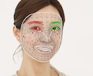 AIで顔・目・口・ポーズ・輪郭等取得認識します AI 顔・目・口・ポーズ・輪郭等　取得・認識 イメージ1