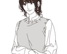 漫画タッチで似顔絵を描きます (私の絵柄でよければ)漫画タッチで似顔絵を描きます。 イメージ1