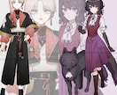 立ち絵制作いたします ご希望の立ち絵・キャラクターデザインを制作します イメージ3