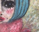 独創的でお洒落でアートなアイコンを作成します 厚みのあるオリジナル人物画を描きます。 イメージ1