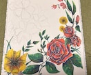 お祝い事や感謝の贈り物等へお花を描いてます ちょっとしたところに彩りを　お手伝いさせてください イメージ1