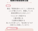 インスタ投稿分テンプレ20個作ります 美容系インスタ投稿文テンプレ20個＋Canvaテンプレ3枚付 イメージ3