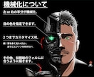 似顔絵＠映画好き必見！ターミネーター風に描きます 【新商品】一味違う似顔絵をSNSアイコンなどにいかがですか？ イメージ3