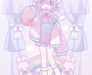 かわいい雰囲気のイラストお描きします 商用利用・著作権譲渡可能です(オプション) イメージ8
