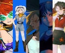 雰囲気・重厚感ある人物イラスト描きます 渋めの男性キャラが得意です！立ち絵・サムネ・アイコンなど イメージ5